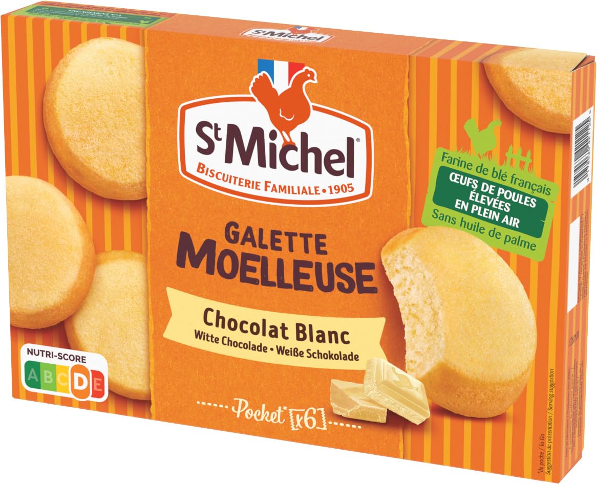 st-michel-galette-moelleuse-chocolat-blanc-pocket-180g image 2