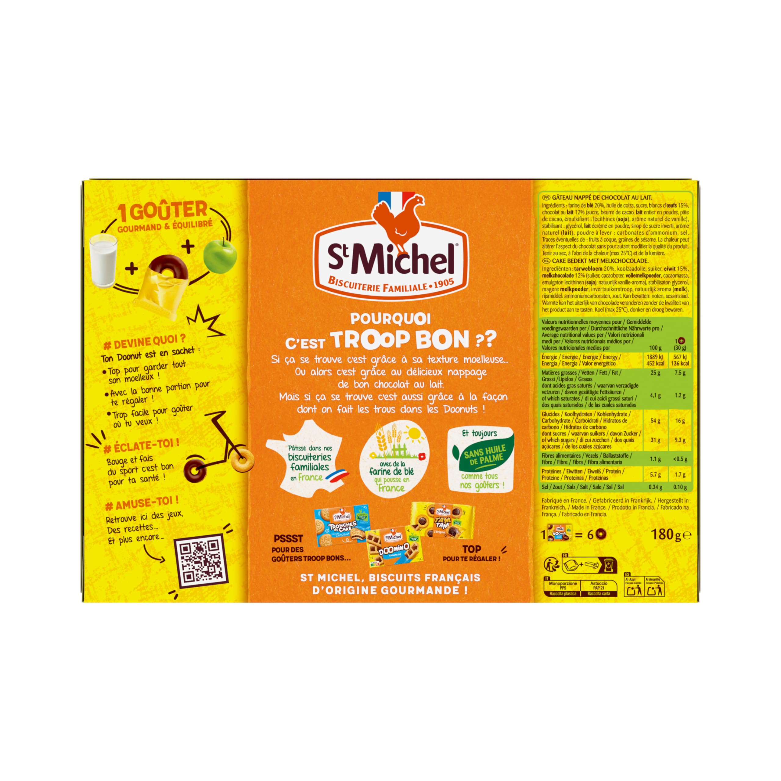 st-michel-doonuts-napp-s-chocolat-6-donuts-180g image 2