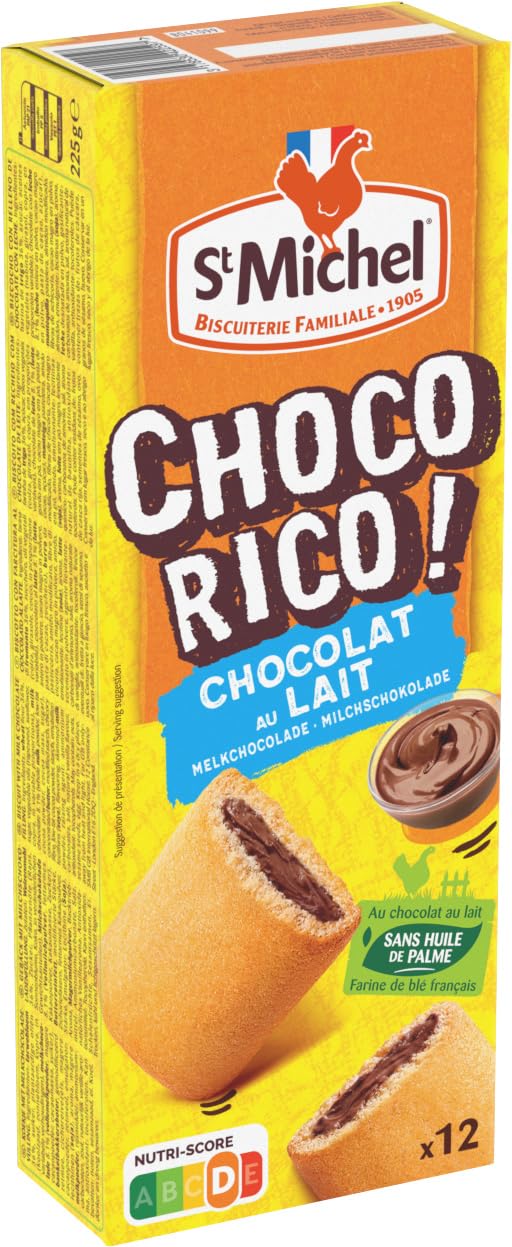 st-michel-chocorico-chocolat-au-lait-g-teaux-225g-x12 image 1