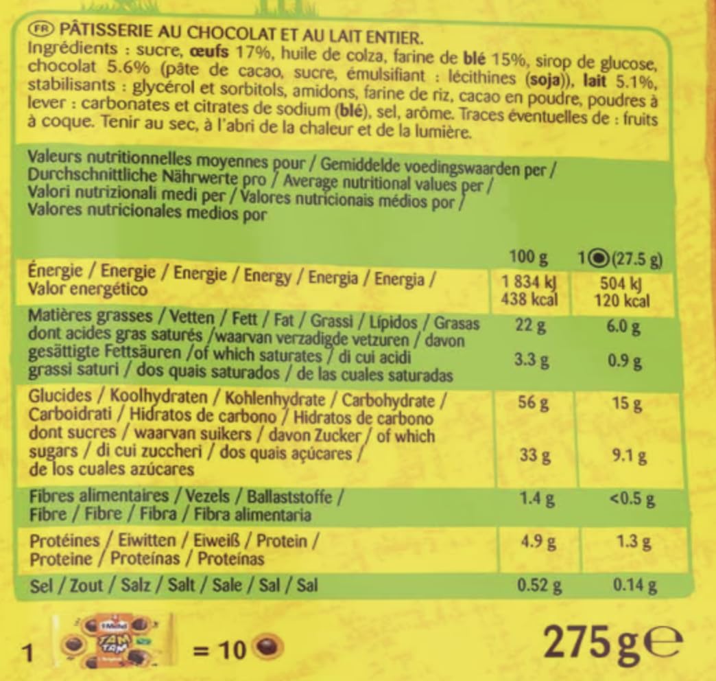 st-michel-tamtam-l-original-c-ur-chocolat-sachet-275g image 2