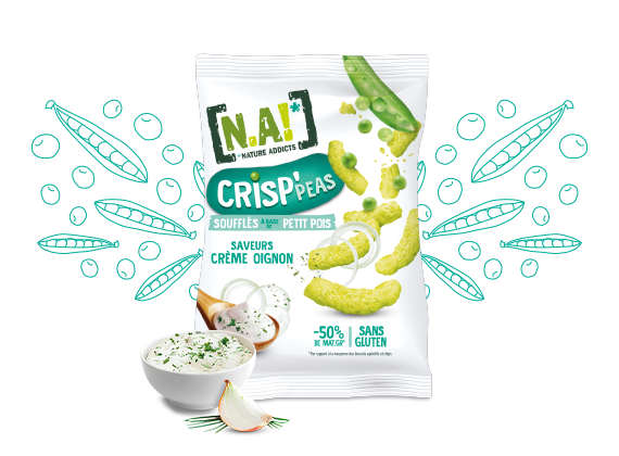 n-a-crisp-peas-oignon-cr-me-snack-pois-souffl-50g image 1