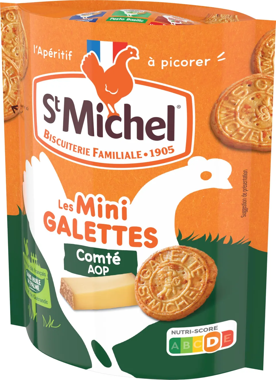 st-michel-mini-galettes-au-comt-aop-sel-de-gu-rande-100-g image 1