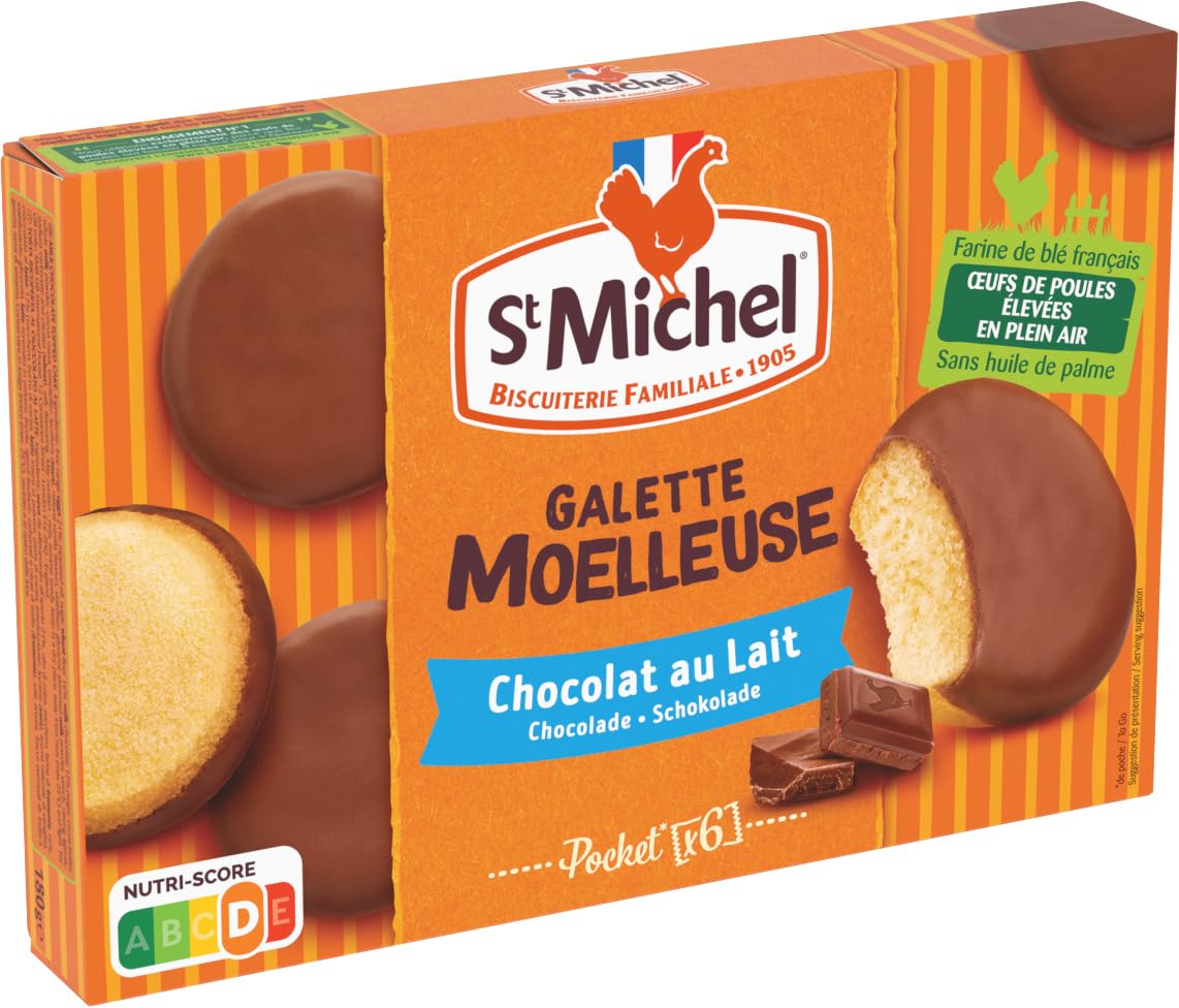 st-michel-galette-moelleuse-chocolat-au-lait-180g-x9 image 2