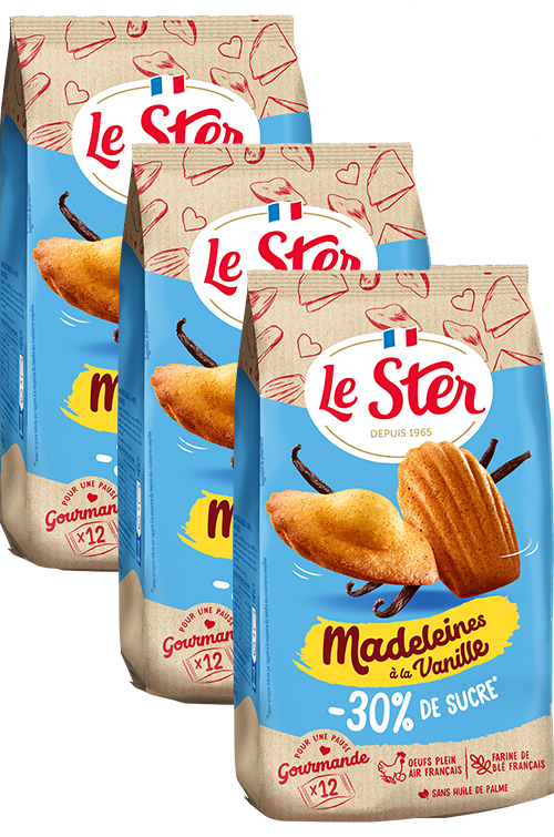 le-ster-le-p-tissier-madeleines-vanille-lot-de-3-x-12-30-de-sucre image 1