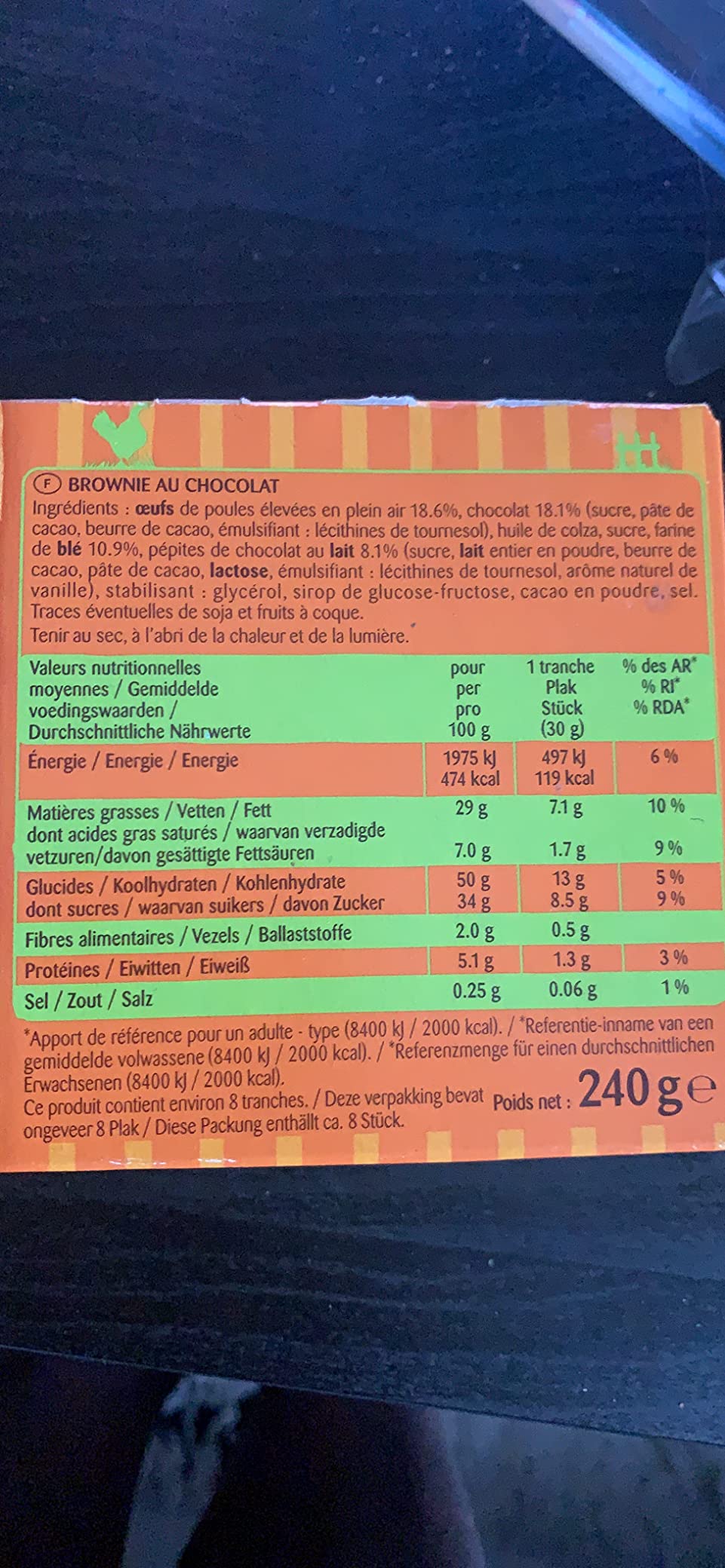 Très bon, un peu sucré