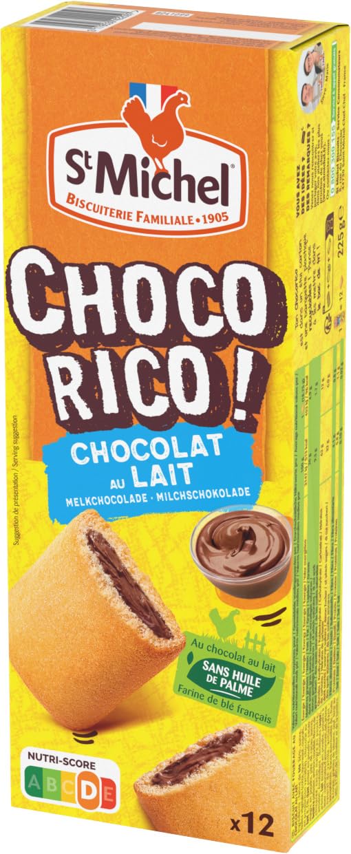 st-michel-chocorico-chocolat-au-lait-g-teaux-225g-x12 image 3