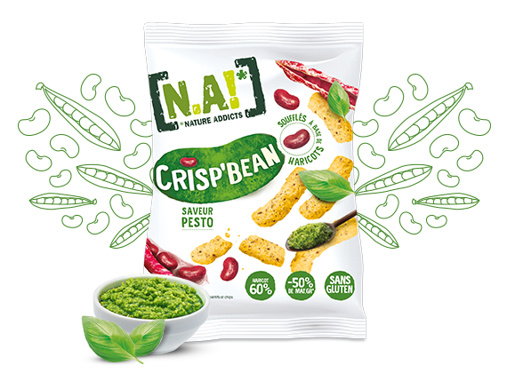 n-a-pesto-crisp-bean-snacks-souffl-s-aux-haricots-pinto-50g image 1