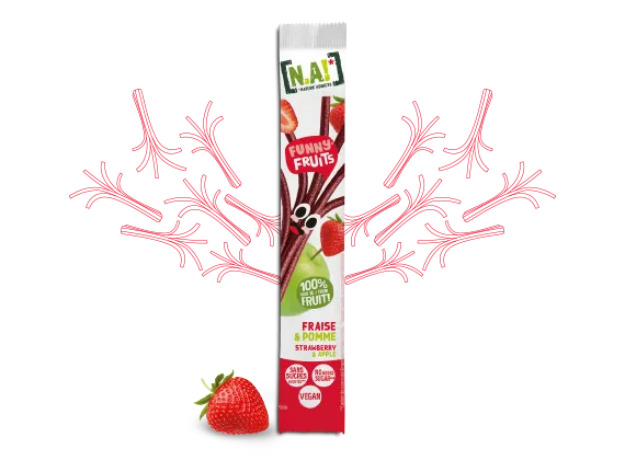 n-a-funny-fruits-fraise-stick-de-fruits-effilocher-16g image 1