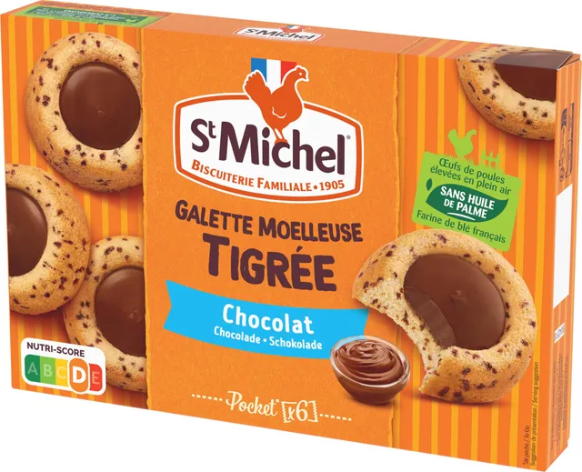 st-michel-galettes-moelleuses-tigr-es-c-ur-au-chocolat-180g image 1