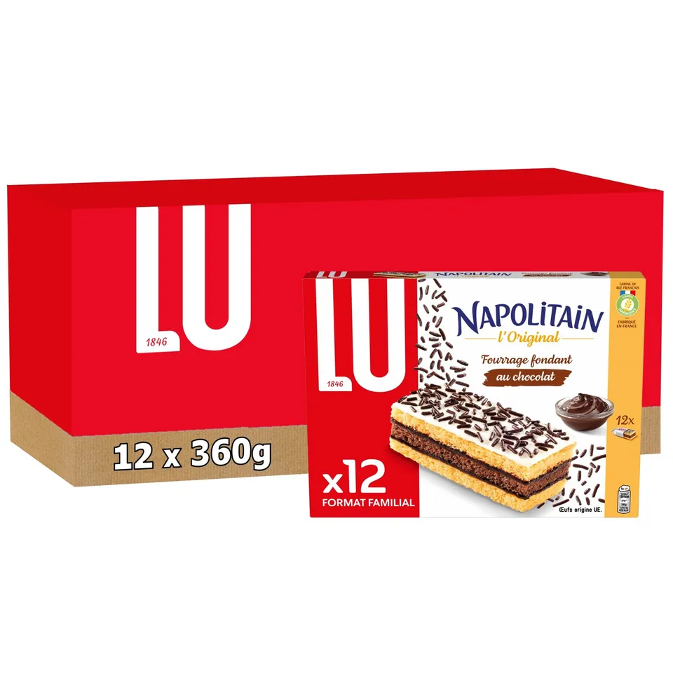 lu-napolitain-g-teaux-moelleux-fourr-s-au-chocolat-12x180g image 1