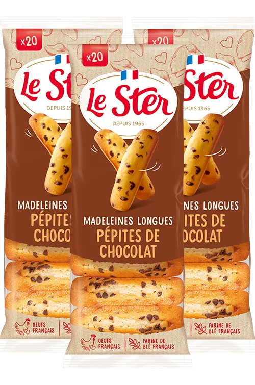le-ster-le-p-tissier-madeleines-longues-aux-p-pites-de-chocolat-lot-de-3-x-20 image 1