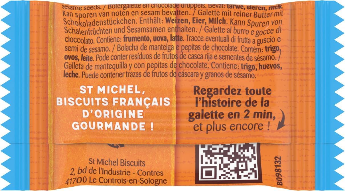 st-michel-petite-galette-p-pites-choco-1-4kg-400-sachets-caf image 2