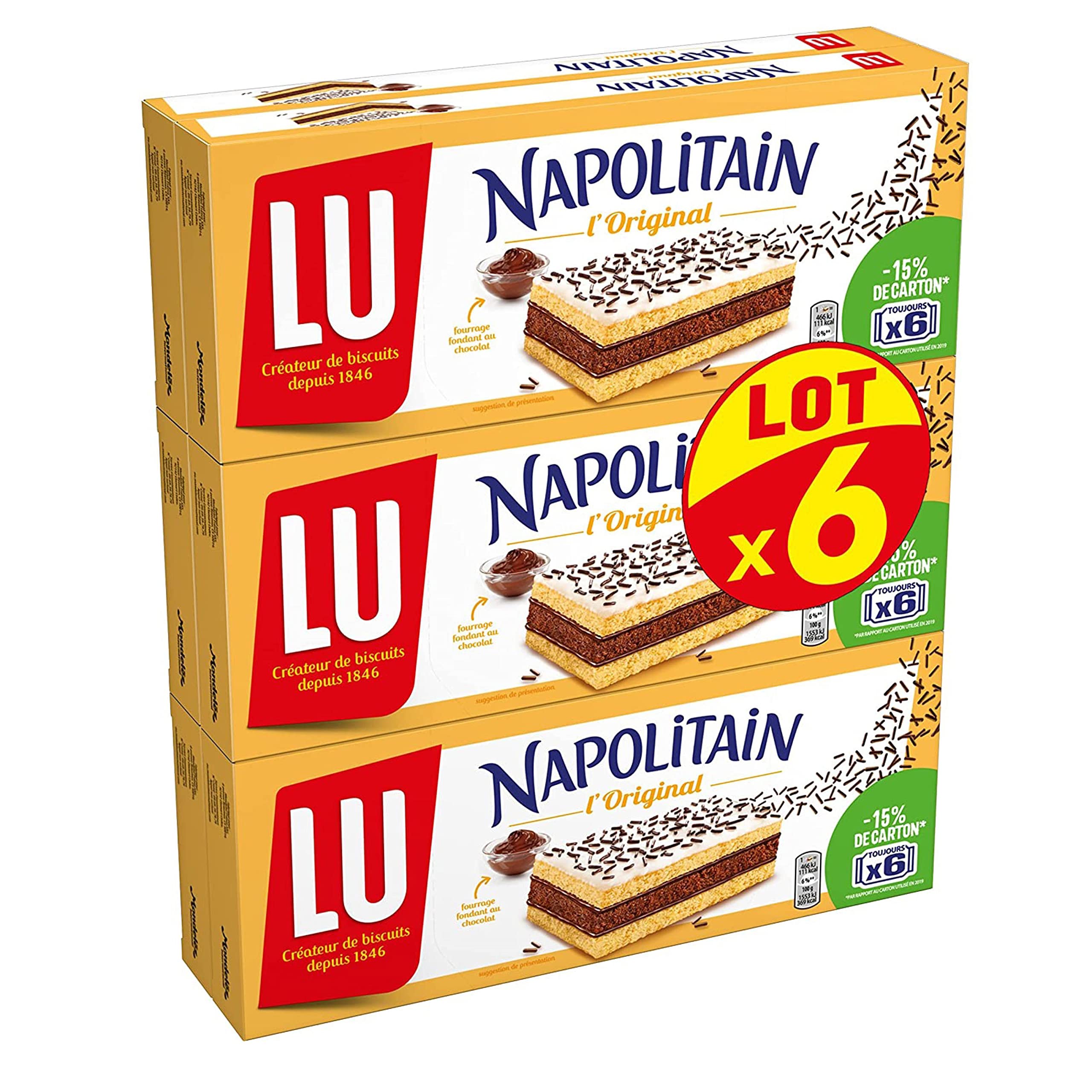 lu-napolitain-g-teau-moelleux-au-chocolat-lot-6-x-180g image 4
