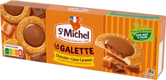 st-michel-la-galette-c-ur-chocolat-et-caramel-98g image 1
