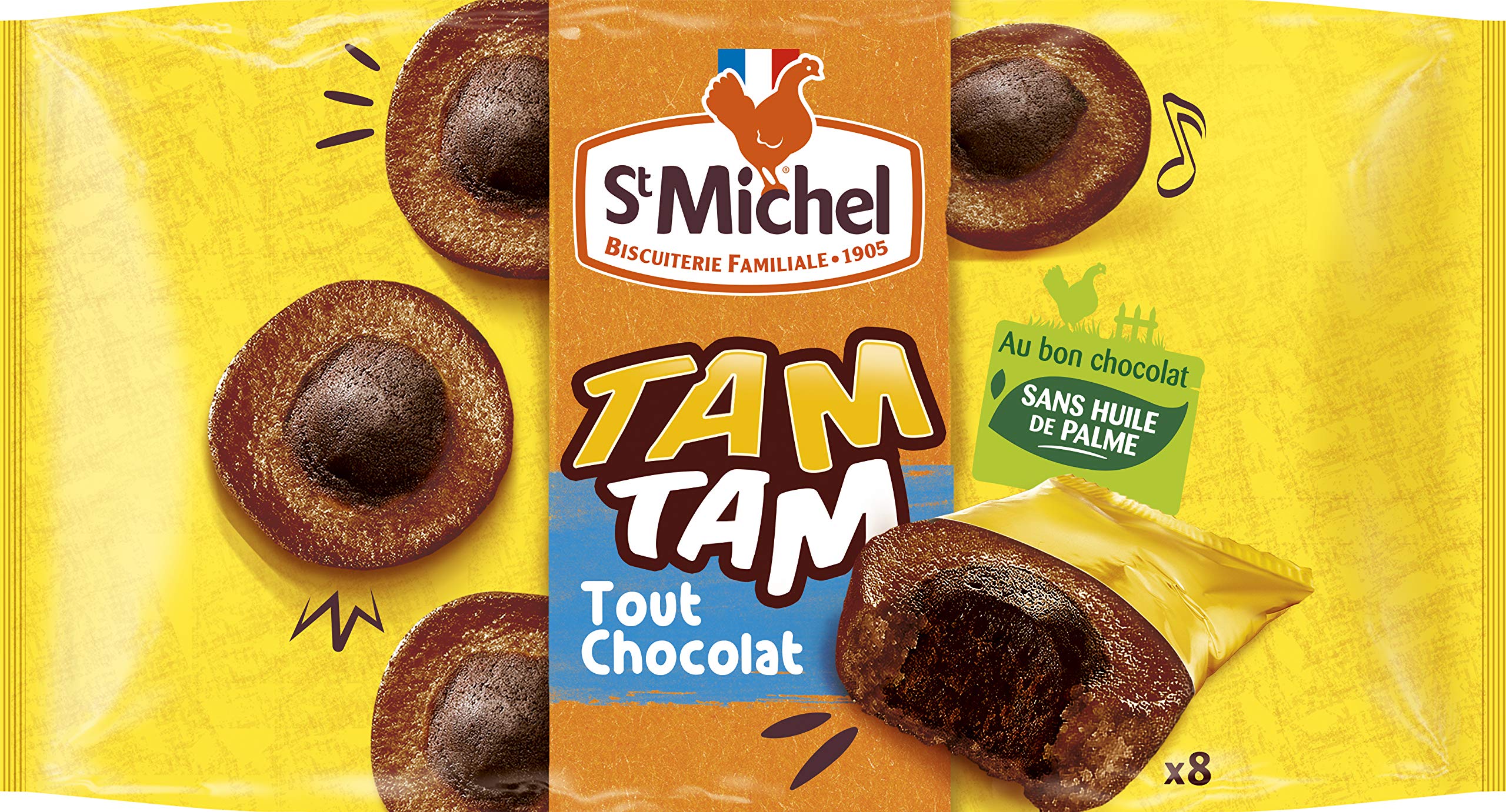 st-michel-tam-tam-tout-au-chocolat-sachet-de-8 image 2