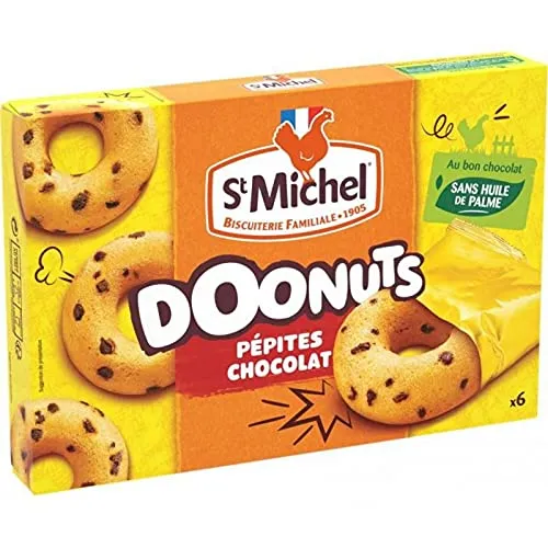 st-michel-doonuts-p-pites-chocolat-180g-lot-de-6 image 1