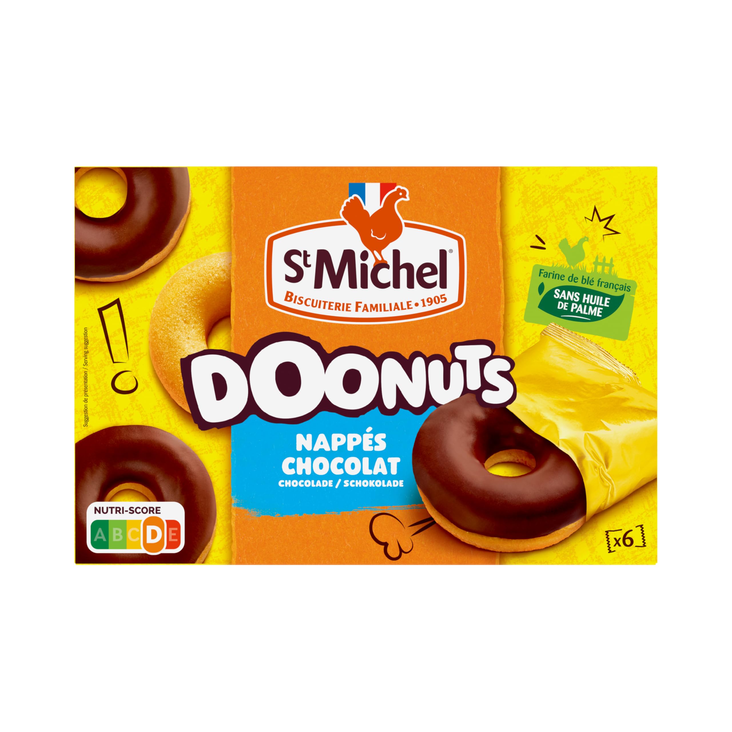 st-michel-doonuts-napp-s-chocolat-6-donuts-180g image 1