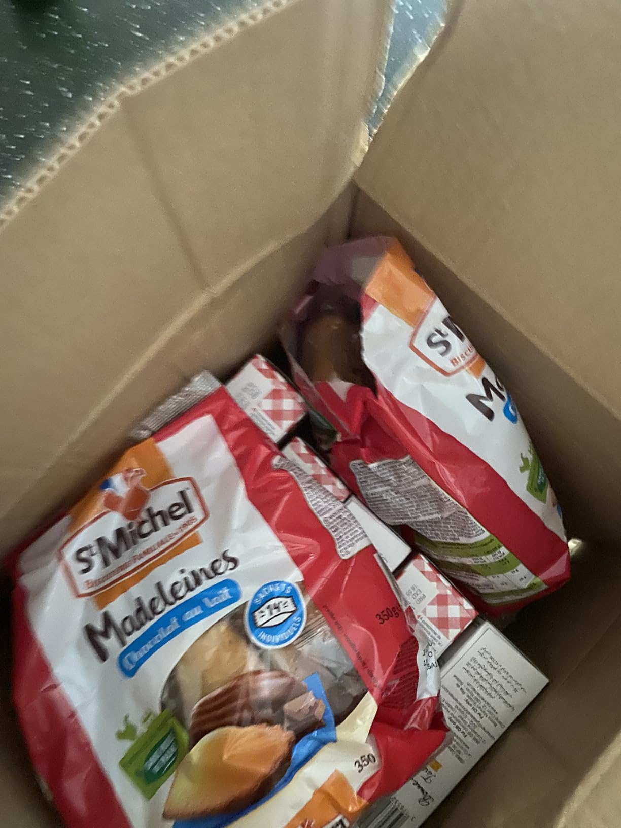 Bon mais sachets fragiles