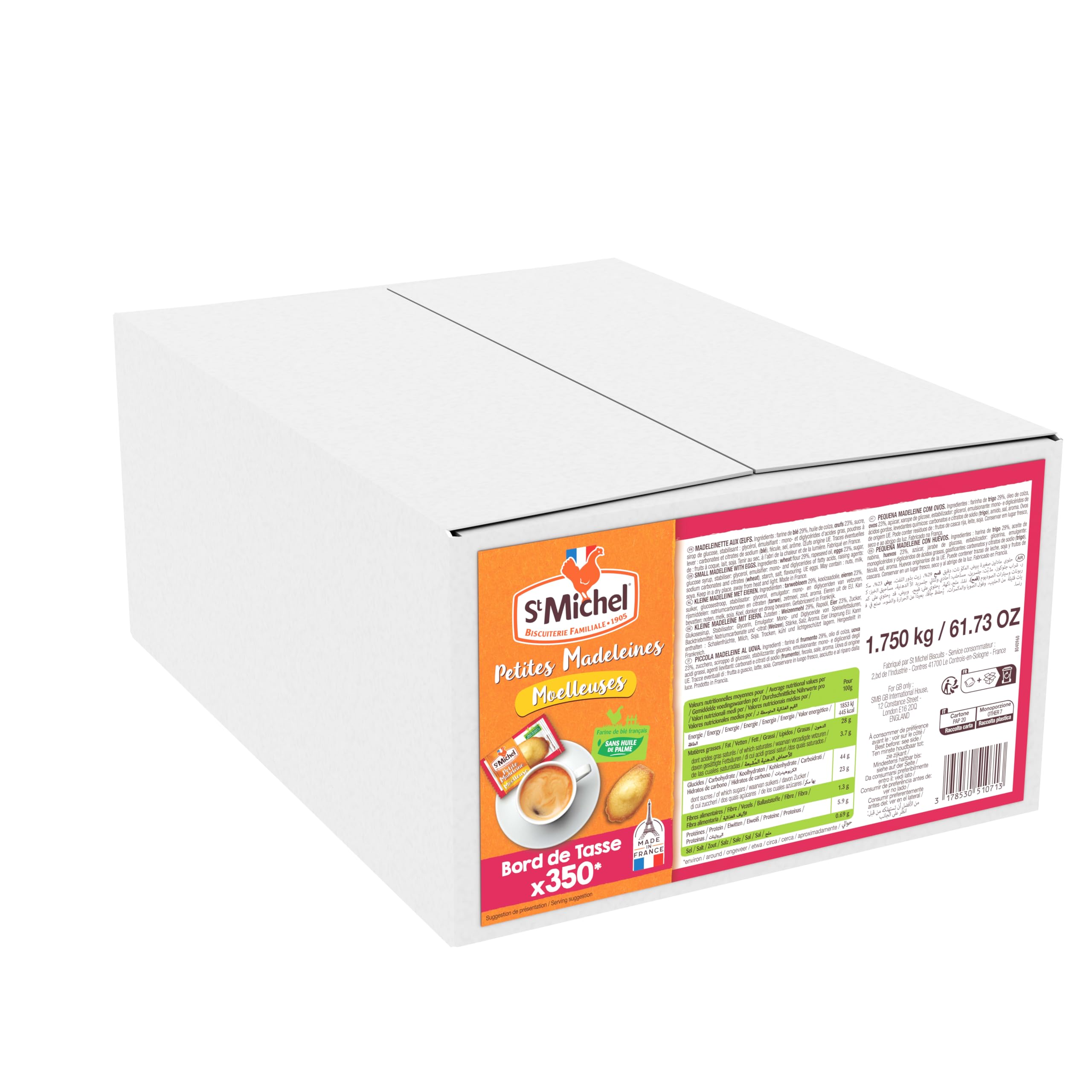 st-michel-la-petite-madeleine-mini-madeleines-moelleuses-350-x-5g-1750g image 3