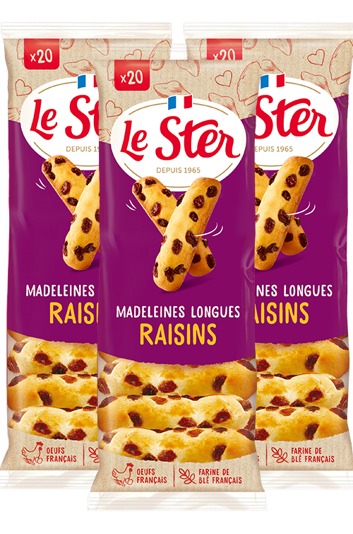 le-ster-le-p-tissier-madeleines-longues-raisins-lot-de-3-x-20 image 1