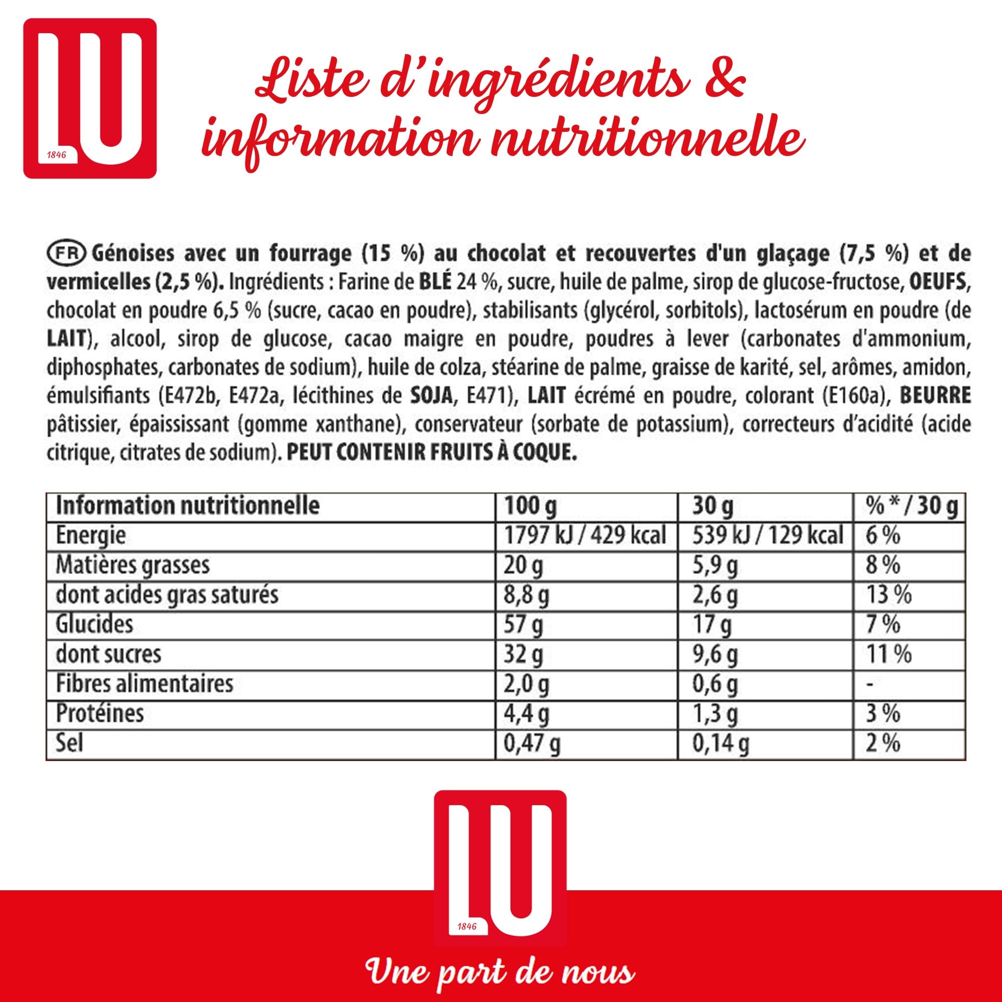 lu-napolitain-g-teaux-moelleux-fourr-s-au-chocolat-12x180g image 2