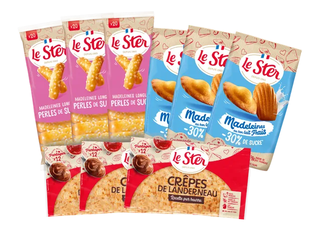 le-ster-le-p-tissier-offre-go-ter-9-sachets-cr-pes-madeleines-sucre-et-lait-frai image 1