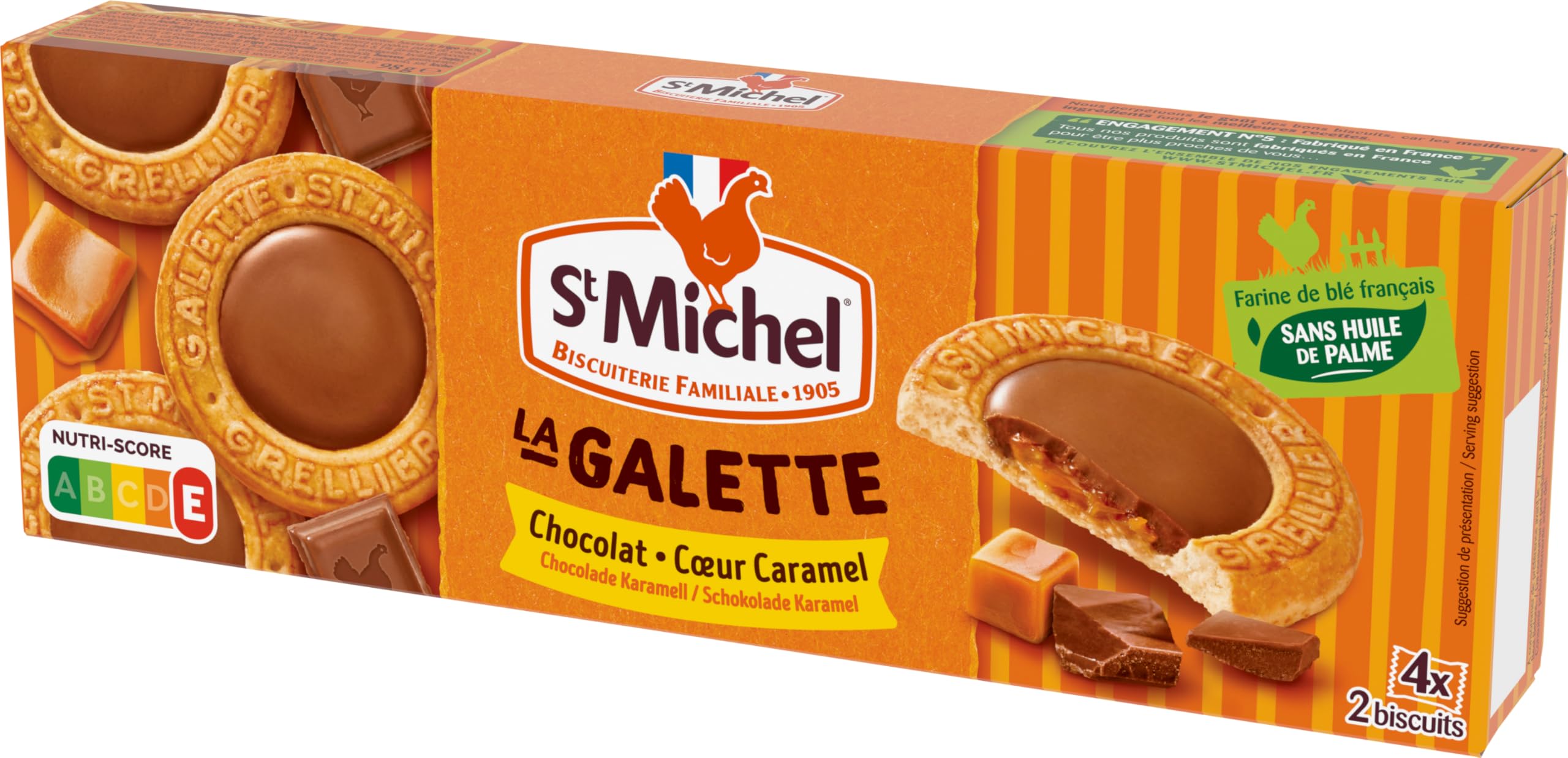 st-michel-la-galette-c-ur-chocolat-et-caramel-98g image 1