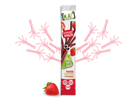 n-a-funny-fruits-fraise-stick-de-fruits-effilocher-16g image 1