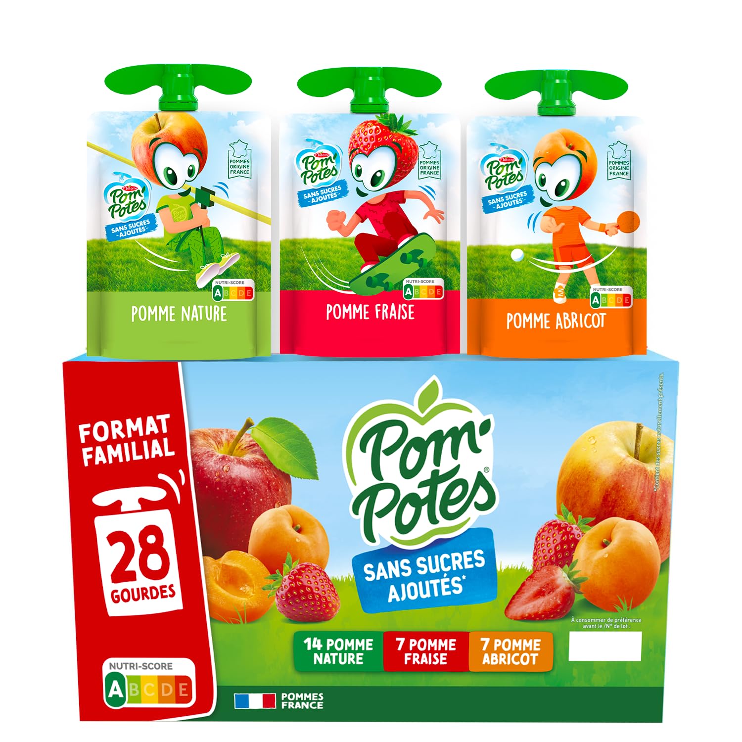 pom-potes-compote-sans-sucres-ajout-s-pomme-fraise-abricot-28x90g image 1