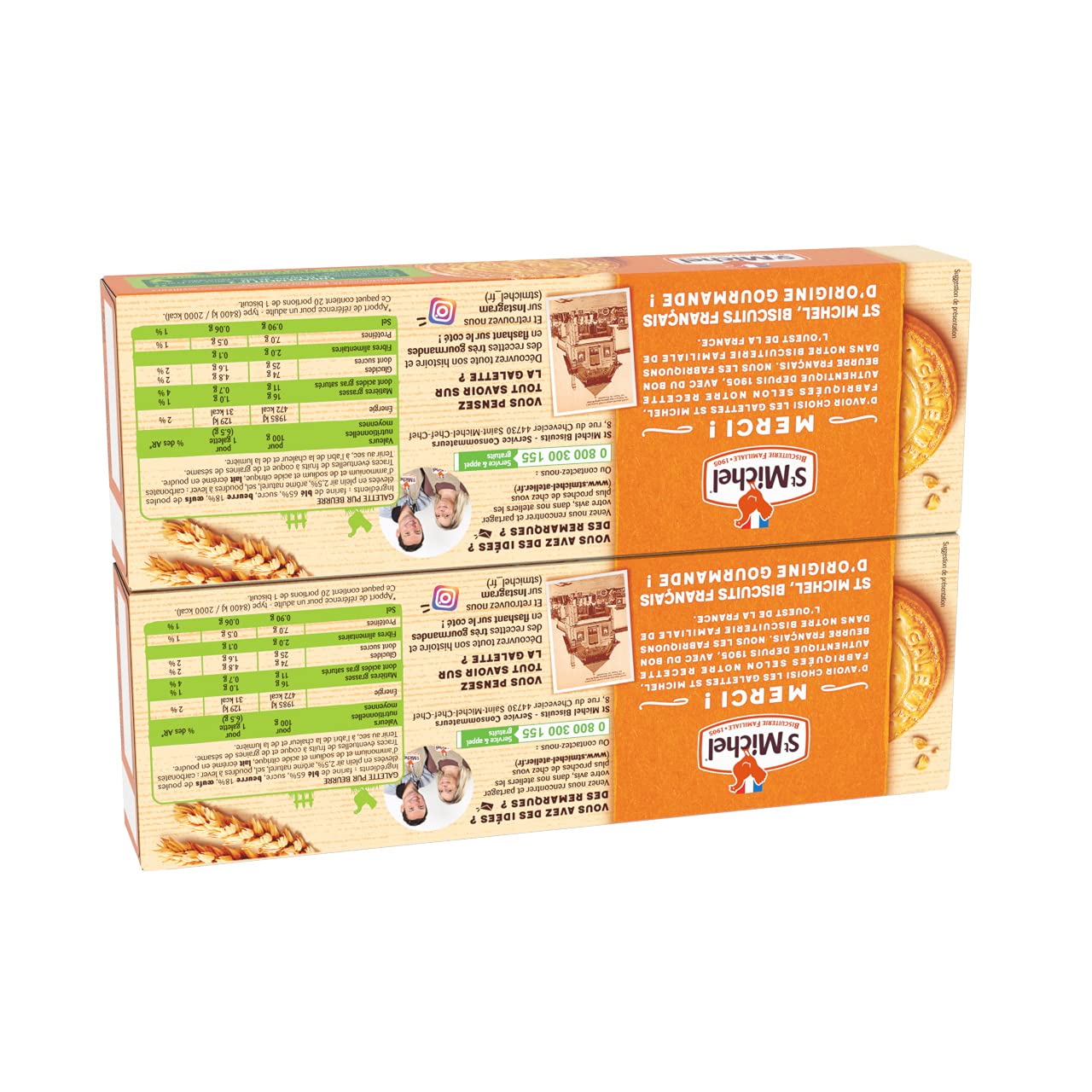st-michel-galettes-au-bon-beurre-fran-ais-130g-x2-lot-de-2-paquets image 2