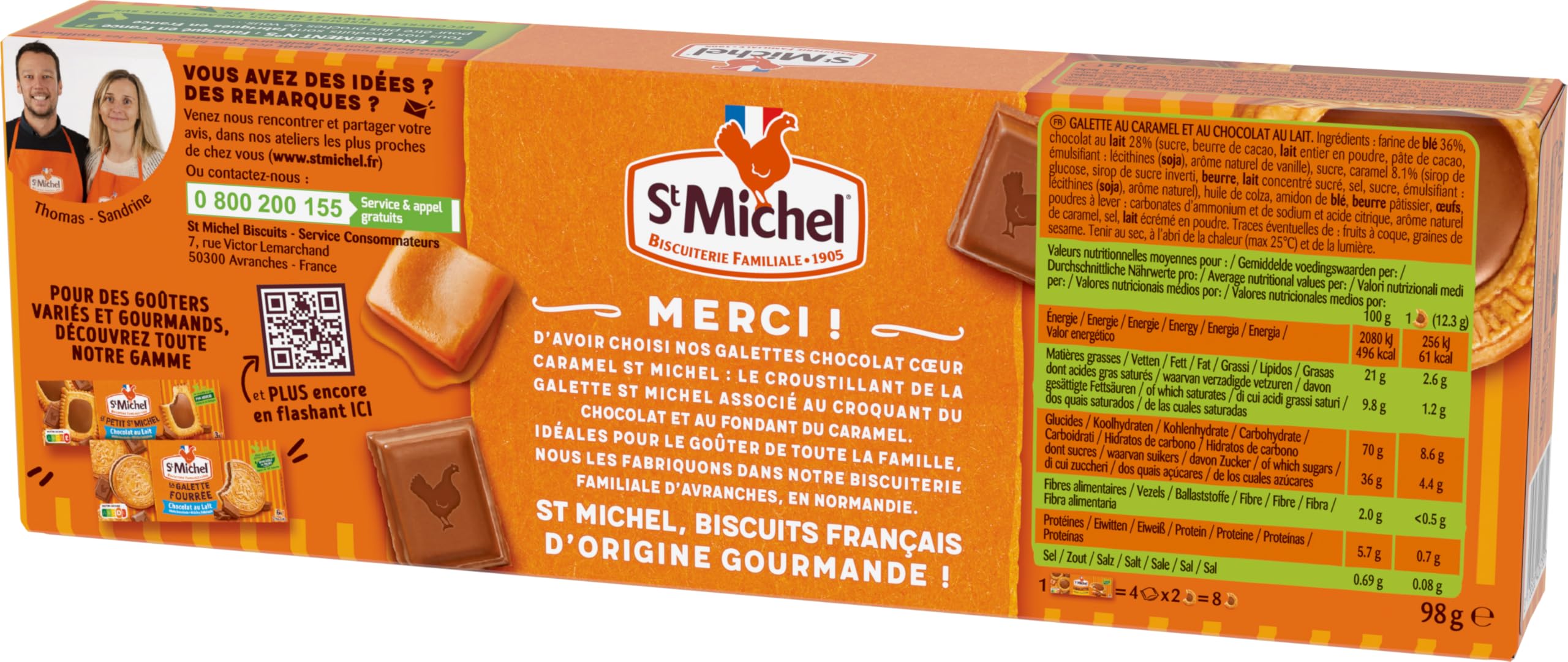 st-michel-la-galette-c-ur-chocolat-et-caramel-98g image 6